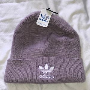 Purple Adidas Beanie Hat 